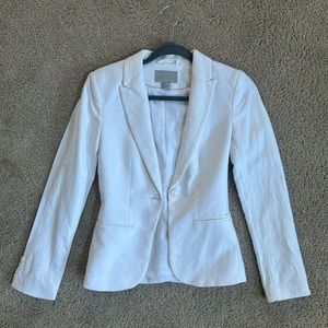H&M White Tailored Blazer